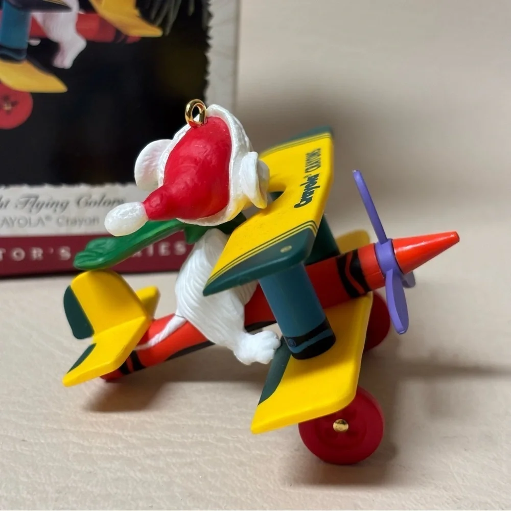 Vtg. Hallmark 1996 Bright Flying Colors Crayola Series Ornament Retired In Box